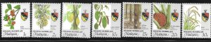 Negri Sembilan Malaysia 1986 Agriculture and State Arms Sc 99-105 MNH A1742