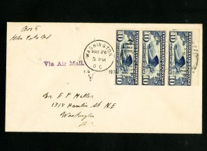 US First Day Air Mail Stamp Cover #C10a