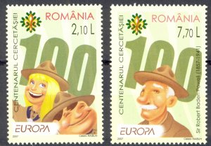 Romania Sc# 4941-4942 MNH 2007 Europa