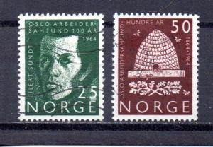 Norway 450-451 used