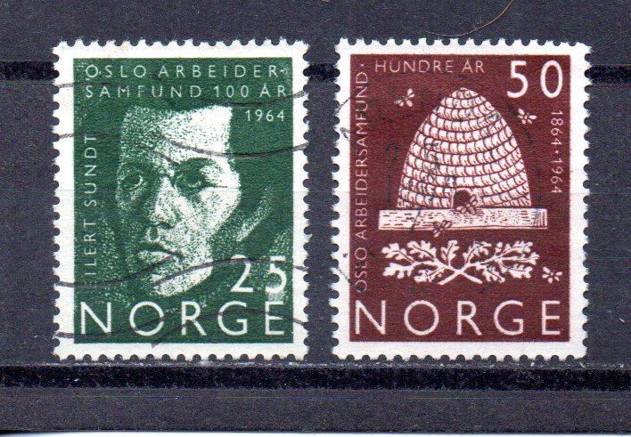 Norway 450-451 used