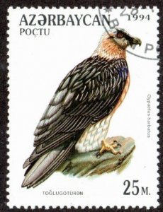 Azerbaijan 462 - Cto - 25m Bearded Vulture (1994) (cv $1.20)