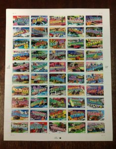 37c Scott 3696a MNH-VF Greetings from America State stamps
