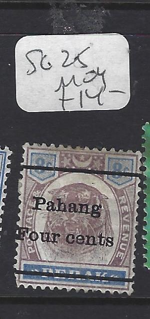 MALAYA PAHANG (P0408B) TIGER   4C/8C    SG 25   MOG