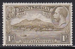 Album Treasures Montserrat Scott # 82 1sh George V Tercentenary Mint LH