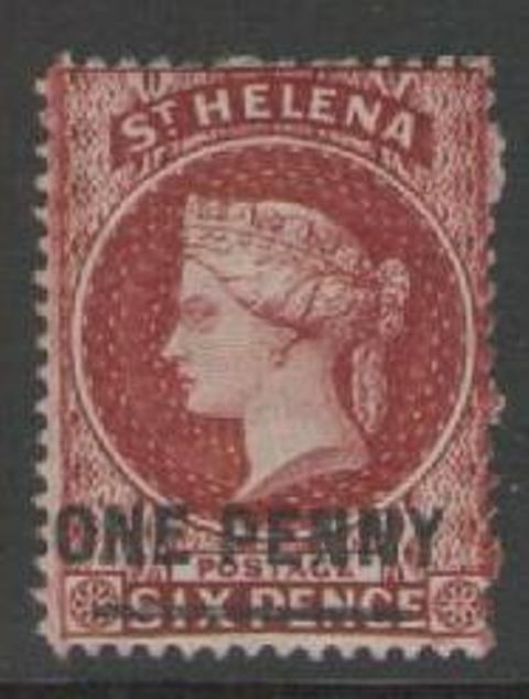 ST.HELENA SG27 1880 1d LAKE MTD MINT