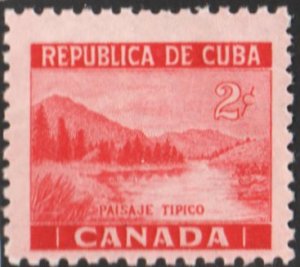 1937 Cuba Stamps Sc 343 Canadian Scene NEW