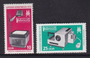 German Democratic Republic   DDR   #1394-1395 MNH 1972  Fall fair