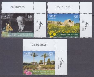 2024 Israel 3v Fauna and Flora - Baron Rothschild