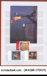 COLLECTION OF BELGIUM MNH STAMPS WITH M/S IN SMALL STOCK BOOK