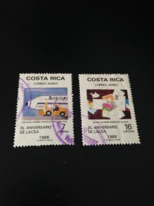 Costa Rica sc C913-C914 uhr