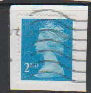 GB QE II Machin SG U2957 - 2nd brt blue -  M14L - Source  none