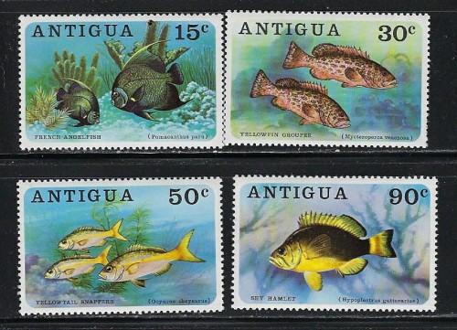 Antigua 444.47 NH 1976 Fish set