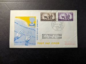 1960 Ireland First Day Cover FDC Dublin to The Hague Netherlands