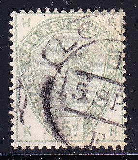 Great Britain 1884 QV 5d green VF/Used(o)