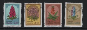 Portugal Madeira   #77-80 cancelled 1981   local flora