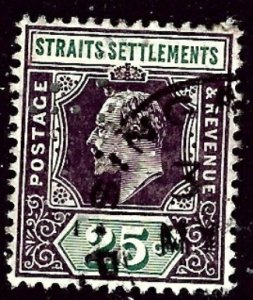 Straits Settlements 117 Used 1904 issue  Perfin    (ap3206)