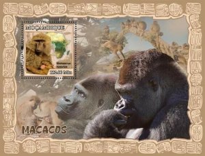 Mozambique 2007 MNH - Apes. Sc 1784, YT 167, Mi 3066/BL231