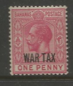 BAHAMAS  MR7  MINT HINGED,  GEORGE V OVERPRINTED IN BLACK