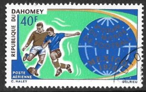 DAHOMEY 1970 40fr SOCCER Airmail Sc C121 CTO Used