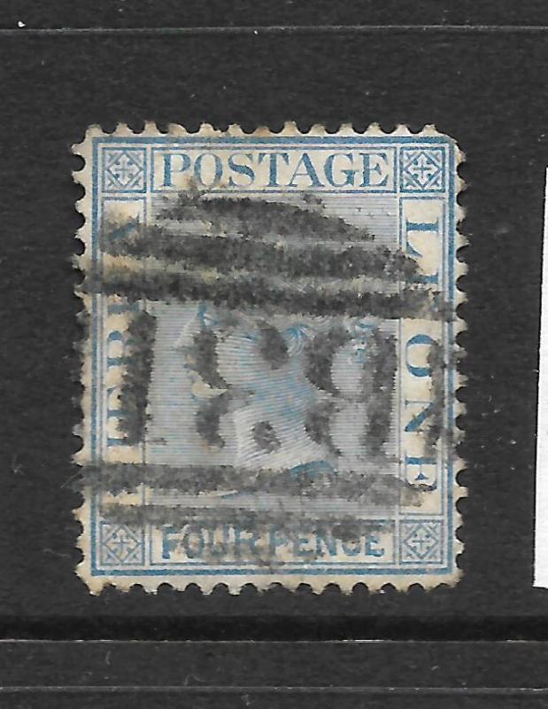 SIERRA LEONE  1876   4d    QV   GU  SG 21