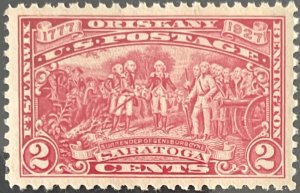 Scott #644 1927 2¢ Battle of Saratoga MNH OG VF/XF