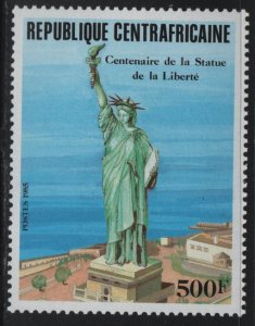 CENTRAL AFRICAN REPUBLIC, 728, MNH, 1985, STATUE OF LIBERTY