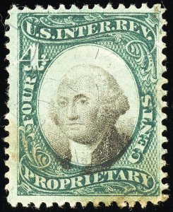 US Stamps # RB4a Revenue Used XF