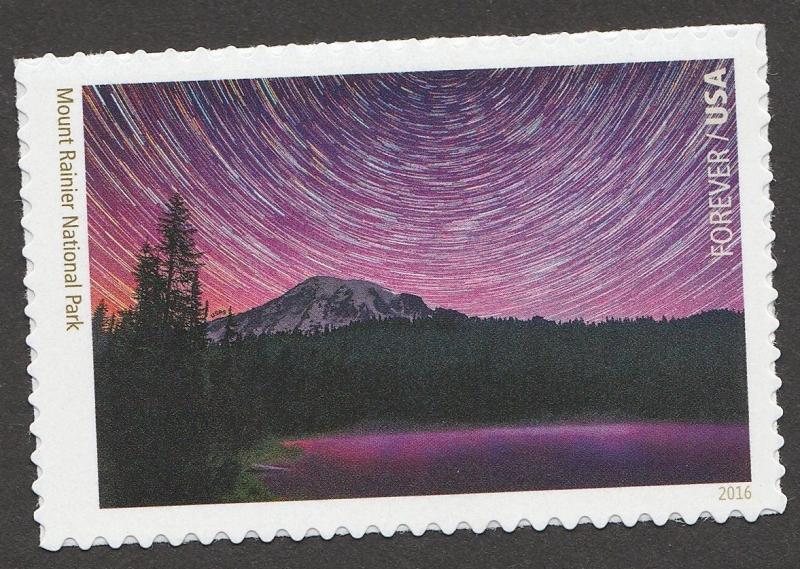 US 5080b National Parks Mount Rainier National Park forever single MNH 2016