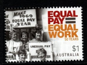 AUSTRALIA SG5095 2019 50YRS OF PRINCIPLE OF EQUAL PAY MNH