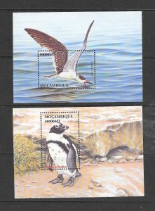 BIRDS - MOZAMBIQUE #1585-6   MNH