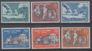 Vatican City 304-309 MNH VF