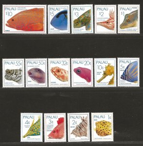 PALAU SC# 351-65  FVF/MNH(#65 MLH)