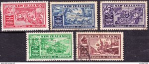 NEW ZEALAND 1936 Congress of British Empire of Commerce  SG593/597 Used