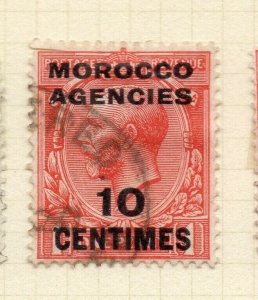 Morocco Agencies French Zone 1917-24 Issue Used 10c. Optd Surcharged NW-180589