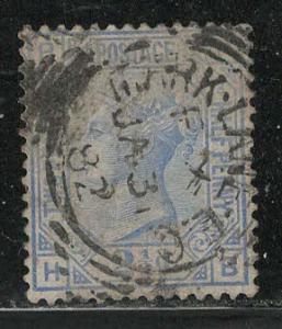 Great Britain Scott # 82, used, Plate # 23, pos HB