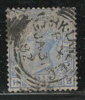 Great Britain Scott # 82, used, Plate # 23, pos HB
