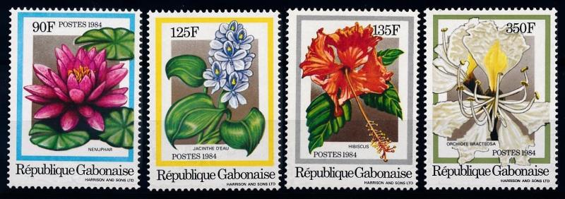 [64889] Gabon 1984 Flora Flowers Blumen  MNH