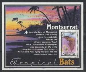 Montserrat    SG  MS747  SC# 671A  Bats - 1988