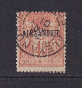 Alexandria (French Offices in Egypt), Scott 11 (Yvert 13), used