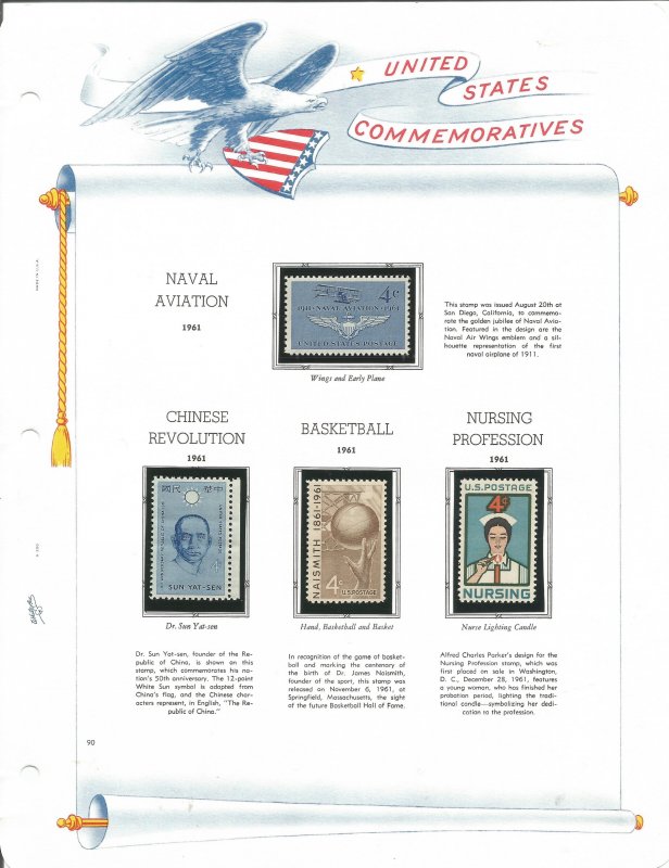 USA Postal Stamps MNH 1960 & 1961 (24 stamps)