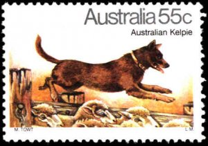 Australia #727-737, Complete Set(5), 1980, Dogs, Never Hinged