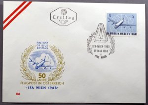 Austria #C63 First Day Cover IFA Wien 1968