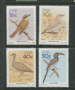 South West Africa - Scott 606-609 - Birds Issue -1988 - MNH- Set of 4 Stamps