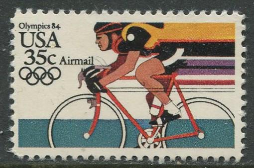 USA- Scott C110 - Summer Olympics -1984 -MLH - Single 35c Stamp