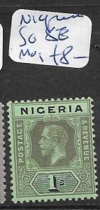 NIGERIA (P1701B)  KGV 1/-  SG 8E  MOG 