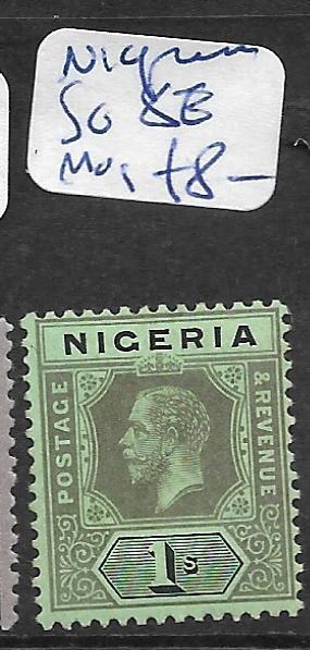 NIGERIA (P1701B)  KGV 1/-  SG 8E  MOG