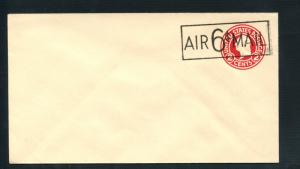 US Scott's # UC8 : 6 cents on 2 cent - Washington Die 1 -Envelope Unused