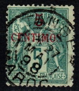 French Morocco #2 F-VF Used CV $27.50 (X4370)