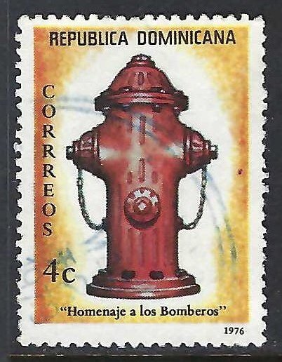 Dominican Republic 771 VFU FIREFIGHTERS T050-4